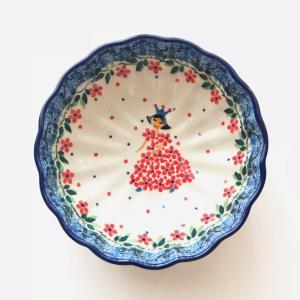 12cm フリルボウル  ポーリッシュポタリー Ceramika Artystyczna ツェラミカ アルティスティチナ｜maison-fleurie