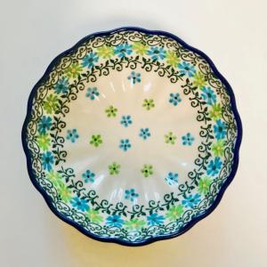 12cm フリルボウル ポーリッシュポタリー Ceramika Artystyczna ツェラミカ アルティスティチナ｜maison-fleurie