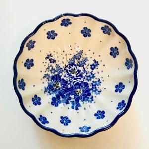 12cm フリルボウル  ポーリッシュポタリー Ceramika Artystyczna ツェラミカ アルティスティチナ｜maison-fleurie