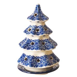 Ceramika Artystyzna クリスマスツリー (20cm) キャンドルホルダー