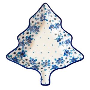 ツリープレート ポーリッシュポタリー ツェラミカ アルティスティチナ 陶器 クリスマス ツリー｜maison-fleurie