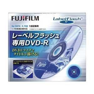 富士フイルム DVD-R4.7GB 16倍速 Labelflash 10ミリケース DDR47H L...