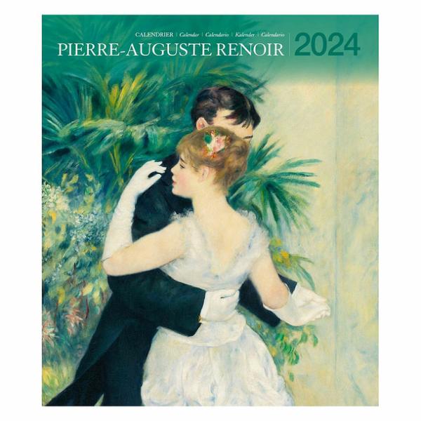 壁掛けカレンダー ミニ ルノワール 2024年 - Pierre Auguste Renoir Ca...