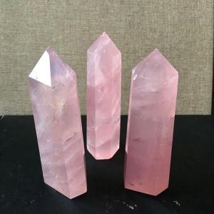 ローズクォーツ　ポイント　ヴィーナスの石　水晶　透明　淡いカラー　ピンク　　｜maisondeyumuro