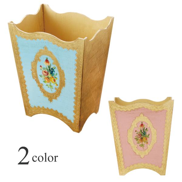 ダストボックス ゴミ箱 おしゃれ 小さめ アンティーク 風 イタリア製