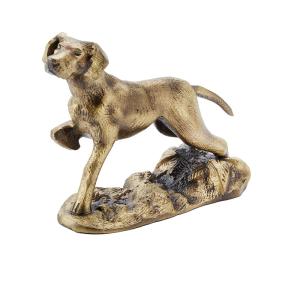 置物 彫像 座っている コッカースパニエル の子犬の像 犬 動物