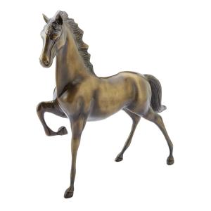 高岡銅器 馬の置物／勇馬27号 般若純一郎作品 送料無料 : 檜屋美術館