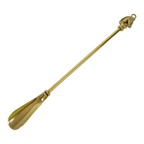真鍮製 靴べら 馬 / イタリア製 真鍮 靴べら 金色 馬 ゴールド おしゃれ