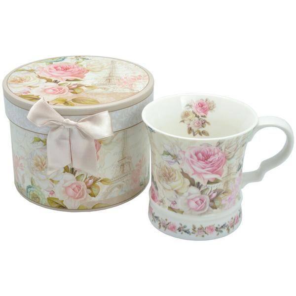 ギフトボックス入り マグカップ ローズ  300ml / ロイヤルアーデン ギフトBOX マグ コッ...