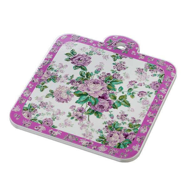 陶磁器製 鍋敷き スクエア 幅16.5cm / コースター 鍋しき 角形 四角 おしゃれ かわいい ...