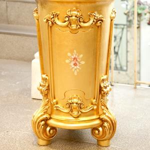 シリック 傘立て 円柱 ゴールド 直径37cm...の詳細画像3