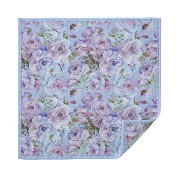 タオルハンカチ マエストローズ 両面プリント 25×25cm / ロイヤルアーデン タオル ハンカチ...