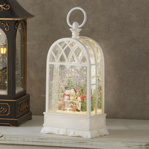 スノーマン ライトランタン 音楽付き