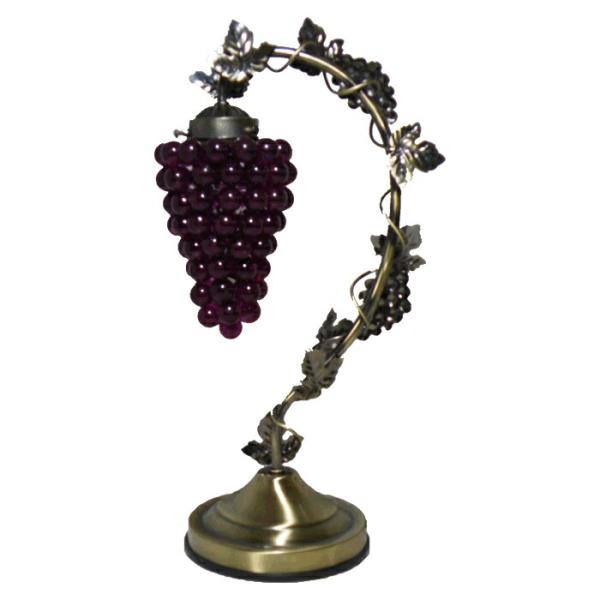 クラシック葡萄ランプ (タッチオン/オフ) 高さ43cm / 照明 ブドウ ぶどう 間接照明 タッチ...