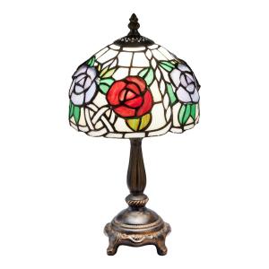 薔薇のステンドグラスランプの買取情報