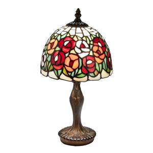 ステンドランプ ブドウS / ステンドグラス ランプ デスクランプ 照明