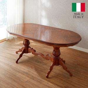 イタリア製 象嵌ダイニングテーブル 長方形 幅150cm/ イタリア