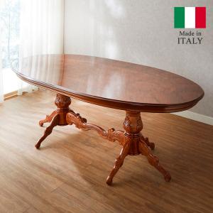 イタリア製 象嵌ダイニングテーブル 長方形 幅150cm/ イタリア
