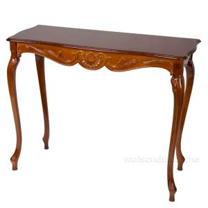 コンソールテーブル 木製 イタリア 猫脚 象嵌 完成品 イタリア製 588