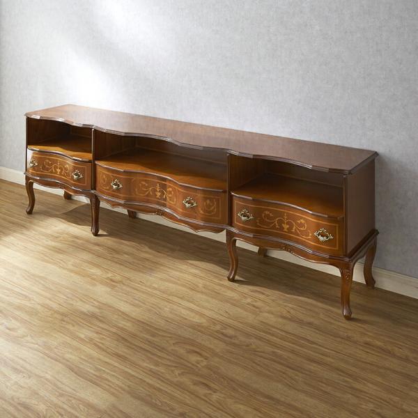 タロッコ 猫脚テレビボード 幅193cm / テレビ台 テレビボード イタリア製 アンティーク風 ク...