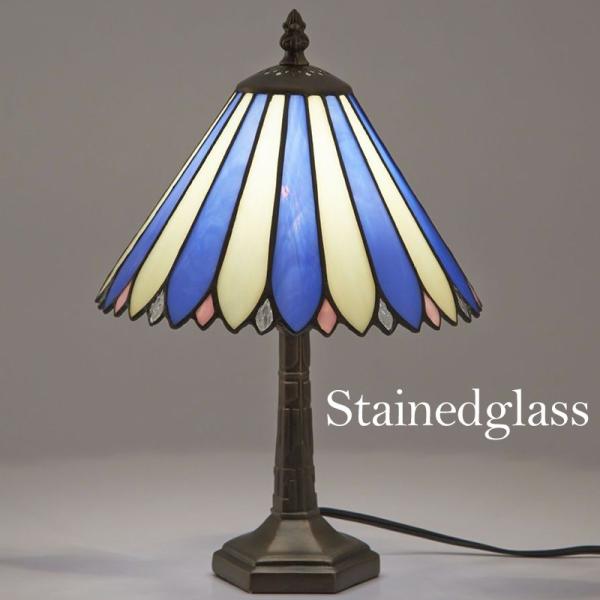 ステンドグラス テーブルランプC ナタリア/ステンドガラス 40W白熱電球付属 照明 電球付属 テー...