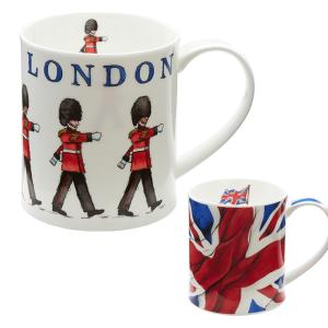 Dunoon ダヌーン マグカップ FLAGS & LONDON 350ml / マグ カップ  ティーカップ コップ ボーンチャイナ 食器 洋食器 イギリス食器 イギリス製｜maisondumarche