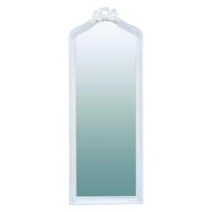 ミラー 幅65cm / ハンプトン 鏡 姿見 全身ミラー スタンドミラー インテリア 雑貨 高級 おしゃれ エレガント 姫系 リビング 寝室 白家具 白 可愛い