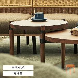 サイドテーブル 北欧 丸 おしゃれ  木製｜maisonplus