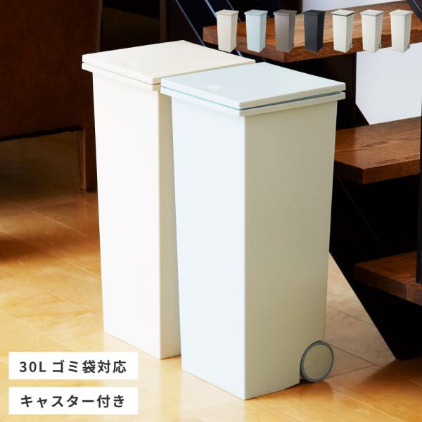 ゴミ箱 24リットル おしゃれ 分別 ごみ箱 ダストボックス 蓋付き スリム キッチン リビング フ...