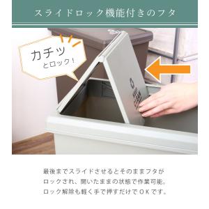 ゴミ箱 45リットル おしゃれ 屋外 分別 ご...の詳細画像2