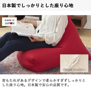 ビーズクッション レゴリス 日本製 フロアソフ...の詳細画像2