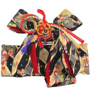 七五三３歳結び帯作り帯:京の舞姿   通販
