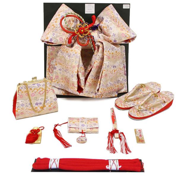 七五三７歳用結び帯＋箱せこセットohsa04