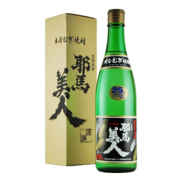 お酒 焼酎 旭酒造 耶馬美人 麦 25° 720ml (専用カートン入り)