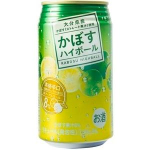 お酒 かぼすハイボール 大分県産  JAかぼすハイボール缶  8％ 340mlｘ24本入り 贈り物｜maizuru