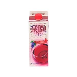 清洲桜醸造 楽園ワイン 赤 パック 500ml x1の商品画像