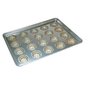 28-07 シリコン加工フィナンシェ型天板 30面 420003330 : 業務用厨房