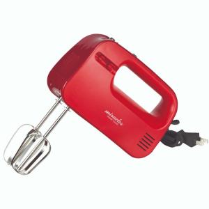 ミラクルス 電動 ハンドミキサー レッド [D-1129]