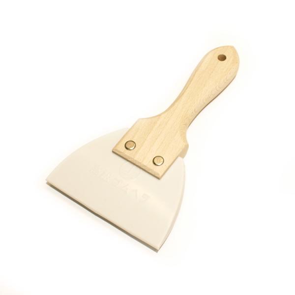 木柄 ゴムベラ 小