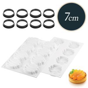 欲ばりシリコン洋菓子型とセルクル　セット 欲ばりシリコン洋菓子型とセルクル セット 欲ばりシリコン洋菓子型と