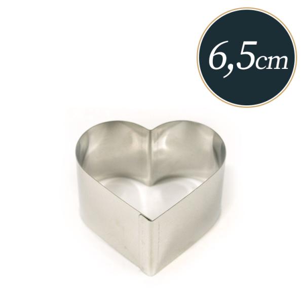 ハート セルクル 型 ミニ 6.5cm バレンタイン 18-8 ステンレス 馬嶋屋菓子道具店
