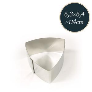 ハゼ折り 六角 セルクル型 6×3.5cm 18-8 ステンレス 馬嶋屋菓子道具店