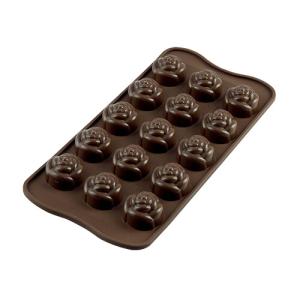 シリコマート イージーチョコ SCG13 チョコレート型 チョコ ローズ 15個付