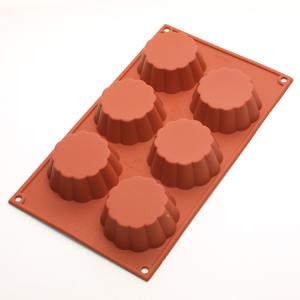 シリコマート シリコンフレックス SF050 ビッグ カヌレ型 8個付