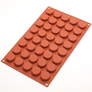 シリコマート SF028 シリンダー 円柱 8個付 シリコン型 | 空焼き 不要