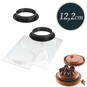 母の日 シリコマート タルト リング 150 焼成可 プラスチック 2個