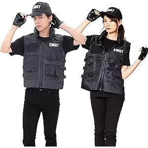 スピードスワット SWAT 特別捜査官 警察官 男女兼用 集団仮装 おそろい