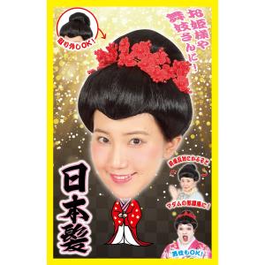 カツランド 日本髪 かつら コスプレ ウィッグ お姫様 黒髪 カツランド 日本髪 かつら コスプレ ウィッグ お姫様 黒髪