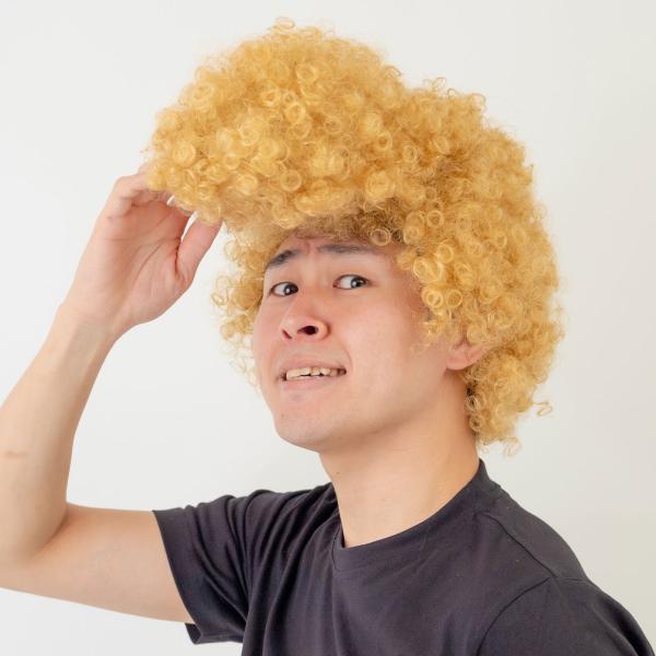 ミラクルリーゼント ゴールド かつら ウィッグ