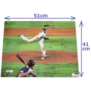 【MS】大谷翔平 直筆サイン 2023年WBC決勝 優勝決定トラウト奪三振シーン！特大写真(41x51cm) MLB公式証明付 Fanatics ドジャース